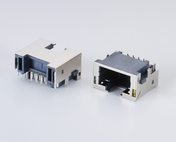 RJ45 Connector -Jack 8P8C with light